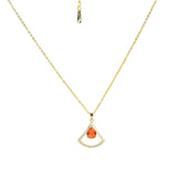 Sparkling Zircon Gem Necklace  - Fluffy