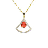 Sparkling Zircon Gem Necklace  - Fluffy