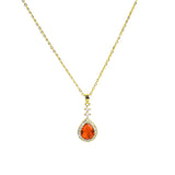 Glittering Zircon Stones Necklace - Fluffy