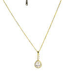 Glittering Zircon Stones Necklace - Fluffy