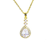 Glittering Zircon Stones Necklace - Fluffy