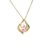 Stylish Radiant Zircon Stones Necklace - Fluffy