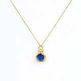 Sparkling Zircon Colorful Gem Necklace - Fluffy