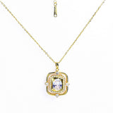 Luxurious Zircon Stones Necklace - Fluffy