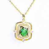 Luxurious Zircon Stones Necklace - Fluffy