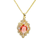 Gorgeous Sparkling Zircon Stones Necklace - Fluffy