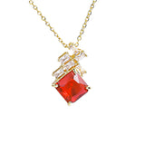 Distinctive Dazzling Zircon Stones Necklace - Fluffy