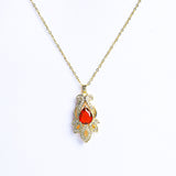 Feminine Adorned Bright Zircon Necklace - Fluffy