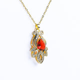 Feminine Adorned Bright Zircon Necklace - Fluffy