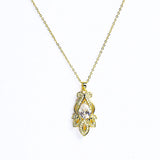 Feminine Adorned Bright Zircon Necklace - Fluffy