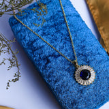 Sleek Design Shimmering Zircon Necklace - Fluffy