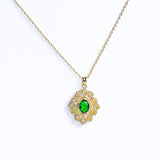 Luxury With Sparkling Zircon Necklace - Fluffy