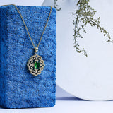 Luxury With Sparkling Zircon Necklace - Fluffy