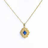 Luxury With Sparkling Zircon Necklace - Fluffy