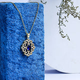 Luxury With Sparkling Zircon Necklace - Fluffy