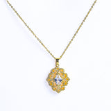 Luxury With Sparkling Zircon Necklace - Fluffy