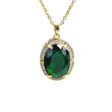 Charming Sparkling Colorful Gem Necklace - Fluffy