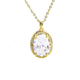 Charming Sparkling Colorful Gem Necklace - Fluffy