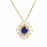 Delicate Gleaming Zircon Stones Necklace - Fluffy