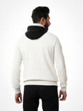 Hooded Hoodie With Pocket (129) - White Rabbit