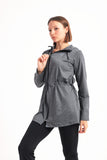 Drawstring Oversized Jacket (39122) - Fit Freak