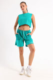 High Rise Sweat Shorts (36275) - Fit Freak