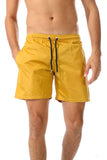 Side Pockets Plain Swim Shorts - White Rabbit