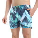 Tropical Palm Pattern Swim Shorts (261) - Pavone