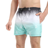 Pattern Slash Pockets Swim Shorts (268) - Pavone