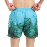 Slip On Palm Pattern Swim Shorts (269) - Pavone