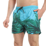Slip On Palm Pattern Swim Shorts (269) - Pavone