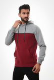 Bi-Tone Hoodie With Hem (130) - White Rabbit