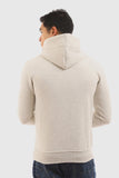 Inner Fleece Hoodie With Front Pocket (141) - White Rabbit