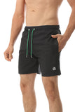 Side Pockets Plain Swim Shorts - White Rabbit