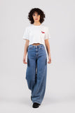 Side Hobb Oversized Crop Top - Boshies