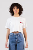 Side Hobb Oversized Crop Top - Boshies