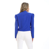 Puffy Sleeves Plain Blouse (2993) - Mr Joe