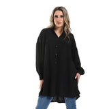 Collar Plain Long Sleeves Tunic (2996) - Mr Joe