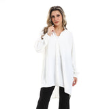 Collar Plain Long Sleeves Tunic (2996) - Mr Joe