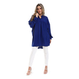 Collar Plain Long Sleeves Tunic (2996) - Mr Joe