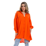 Collar Plain Long Sleeves Tunic (2996) - Mr Joe