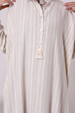 Linen Blend Dress (3804) - Just4Women