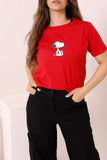 Snoopy Printed T-Shirt As5/8 - Hudz