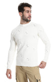 Stitched Parts Solid Pullover (5129) - White Rabbit