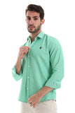 Front Textured Men Shirt (2050) - White Rabbit