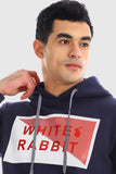 Tri-Tone Hoodie With Zipper Pocket (132) - White Rabbit