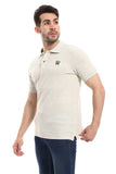 Pique Comfy Polo Shirt - White Rabbit