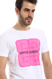 Printed Slip On Tee - White Rabbit