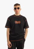 Trouble Print Oversize T-Shirt - New Horizon