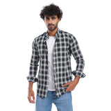 Casual Plaids Full Buttoned Shirt - Pavone